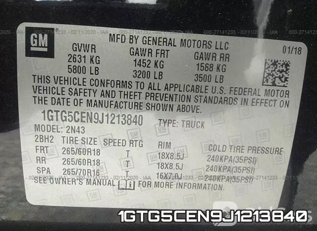 1GTG5CEN9J1213840 фото 9