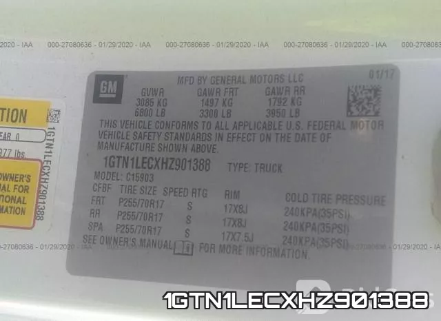 1GTN1LECXHZ901388 фото 10