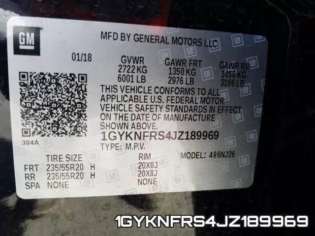 1GYKNFRS4JZ189969 фото 2