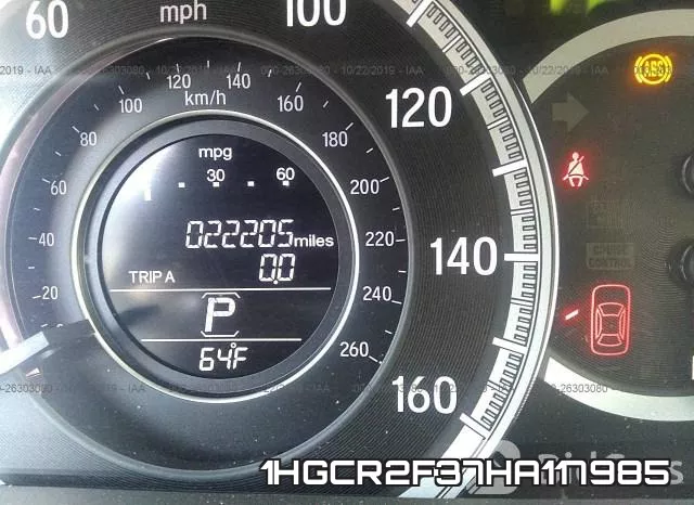 1HGCR2F37HA117985 фото 8