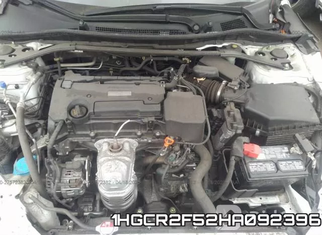 1HGCR2F52HA092396 фото 2