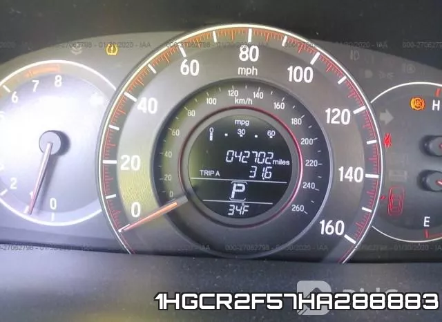 1HGCR2F57HA288883 фото 8