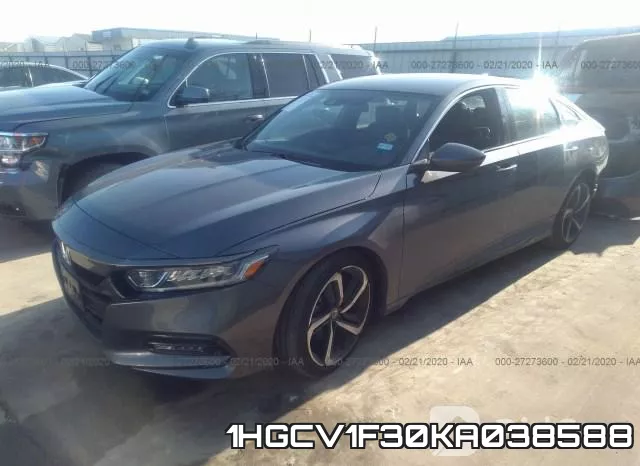 1HGCV1F30KA038588 фото 3