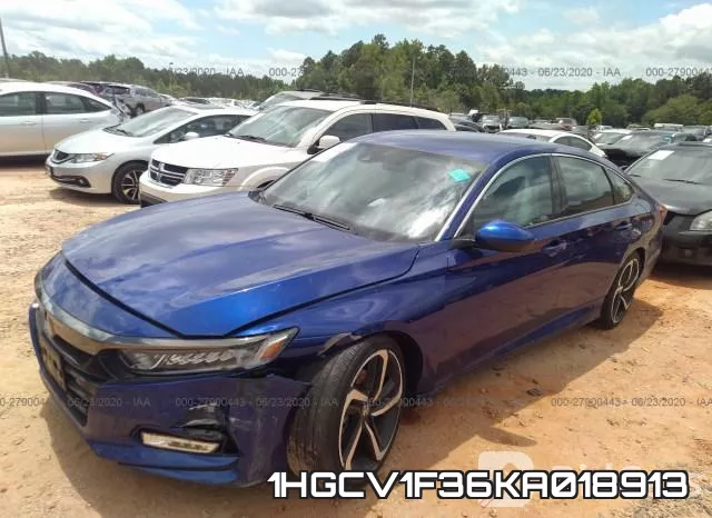 1HGCV1F36KA018913 фото 3