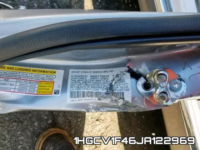1HGCV1F46JA122969 фото 2