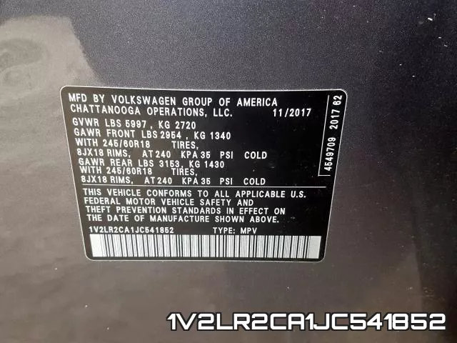 1V2LR2CA1JC541852 фото 2