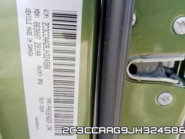 2C3CCAAG9JH324586 фото 2