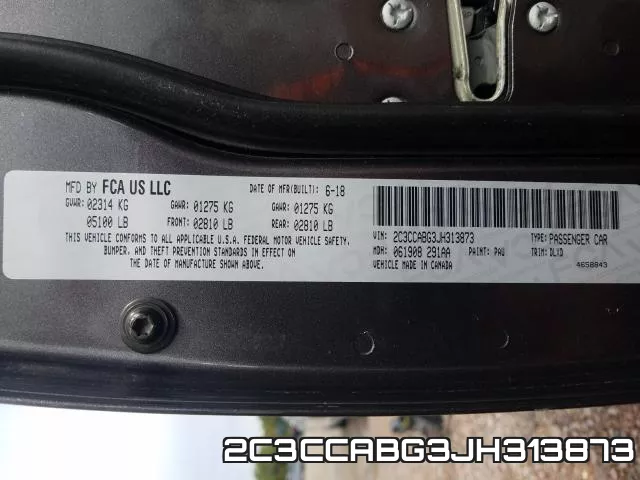 2C3CCABG3JH313873 фото 2