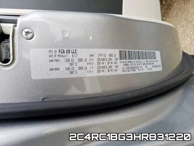 2C4RC1BG3HR831220 фото 2