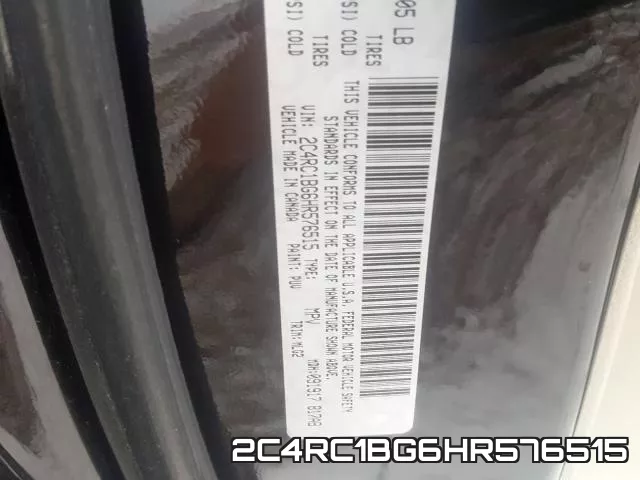 2C4RC1BG6HR576515 фото 2