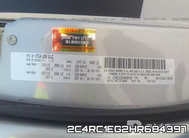 2C4RC1EG2HR684397 фото 10