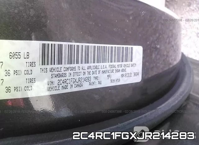2C4RC1FGXJR214283 фото 10