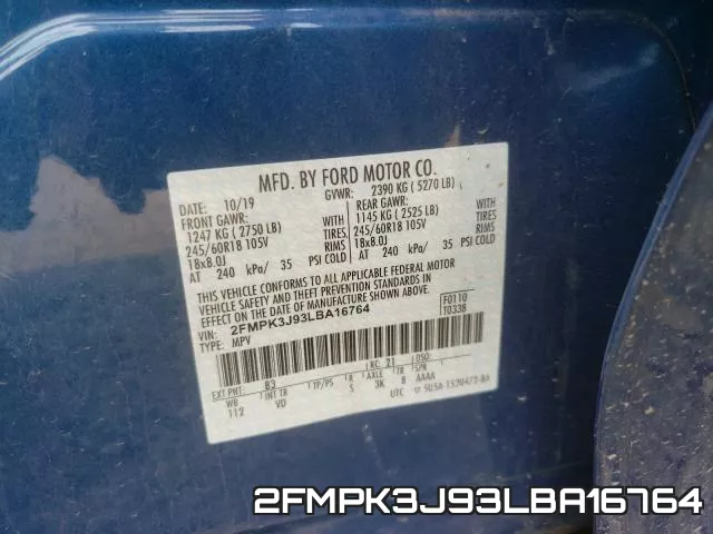 2FMPK3J93LBA16764 фото 2