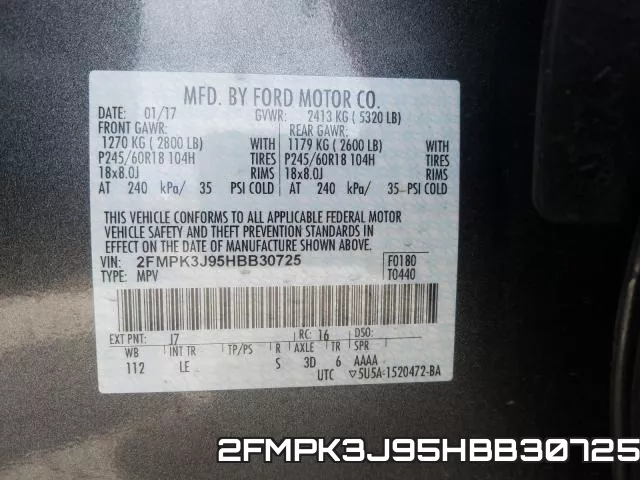2FMPK3J95HBB30725 фото 2