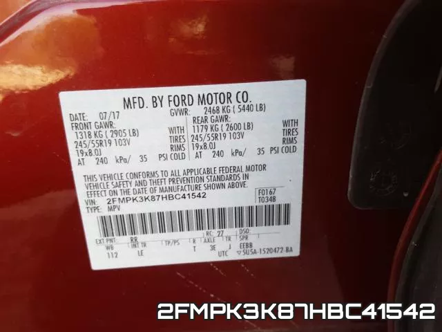 2FMPK3K87HBC41542 фото 2