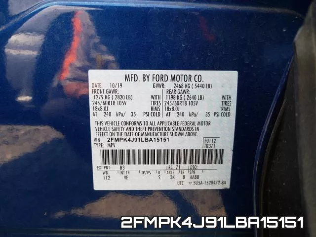 2FMPK4J91LBA15151 фото 2