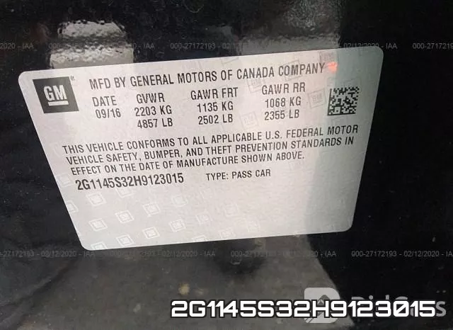 2G1145S32H9123015 фото 10