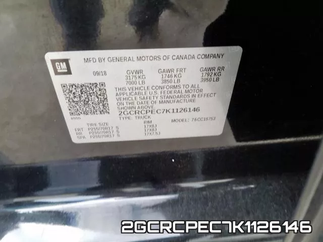 2GCRCPEC7K1126146 фото 2
