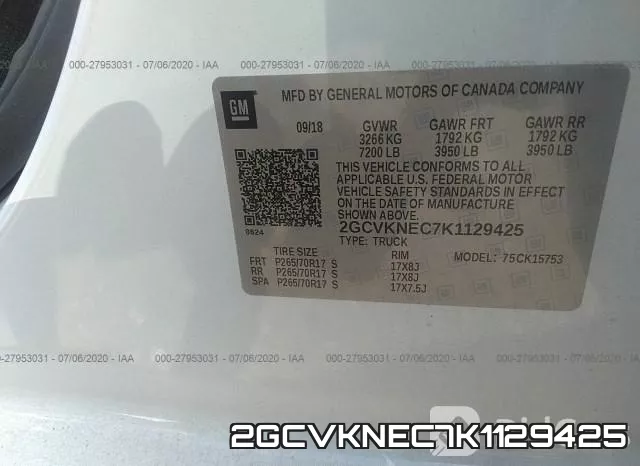 2GCVKNEC7K1129425 фото 10