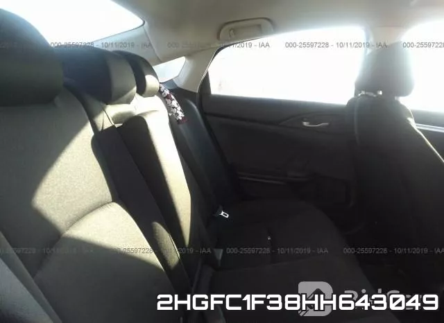 2HGFC1F38HH643049 фото 8