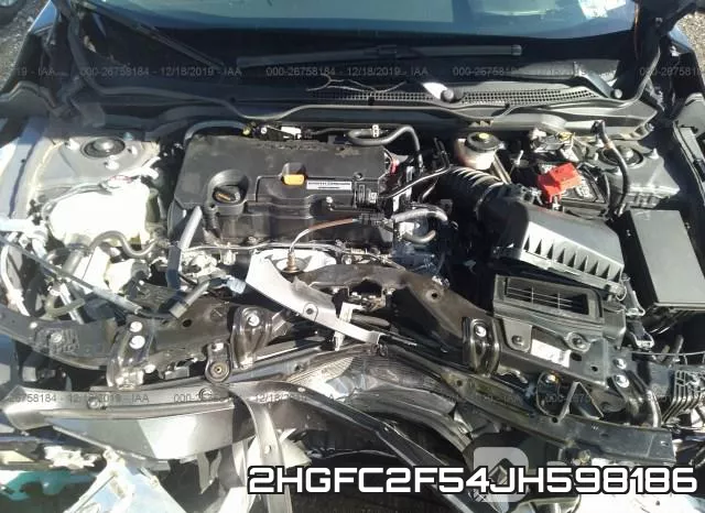 2HGFC2F54JH598186 фото 2