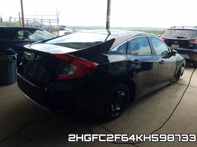 2HGFC2F64KH598733 фото 5