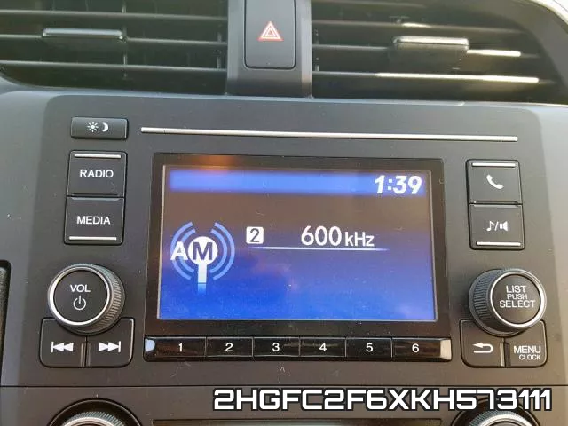 2HGFC2F6XKH573111 фото 10