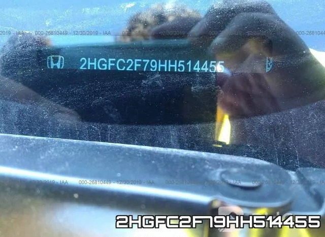 2HGFC2F79HH514455 фото 10
