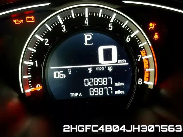 2HGFC4B04JH307563 фото 9