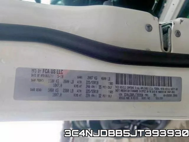 3C4NJDBB5JT393930 фото 2