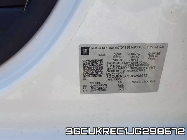 3GCUKREC1JG298672 фото 2