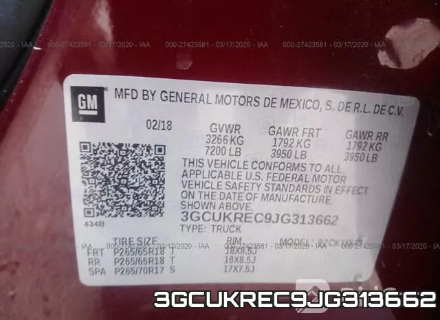3GCUKREC9JG313662 фото 10