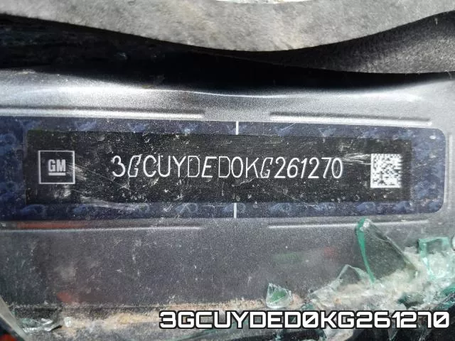 3GCUYDED0KG261270 фото 2