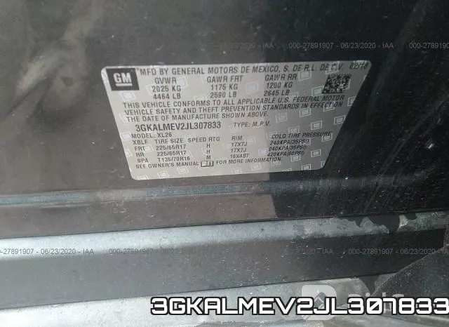 3GKALMEV2JL307833 фото 10