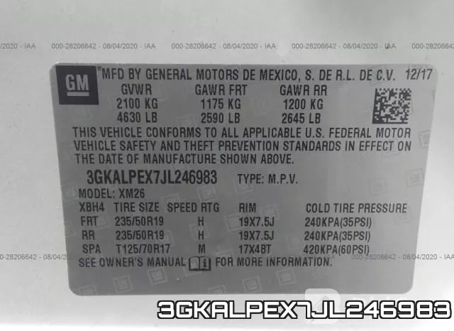 3GKALPEX7JL246983 фото 10