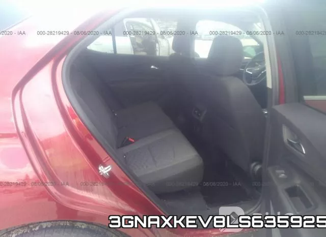 3GNAXKEV8LS635925 фото 8