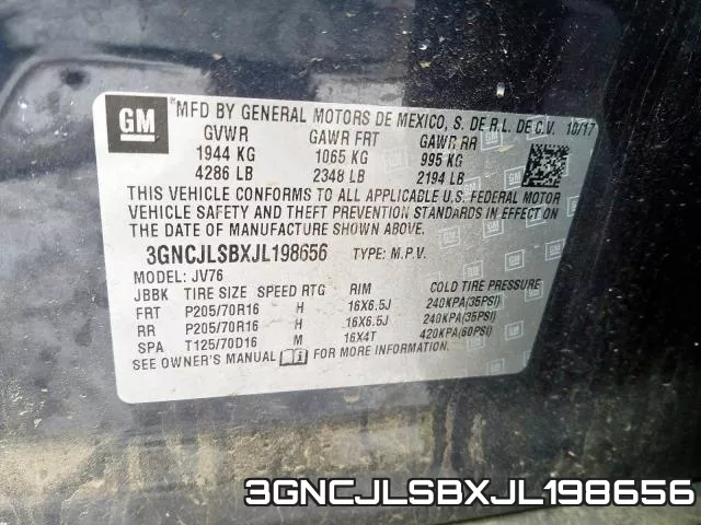 3GNCJLSBXJL198656 фото 2