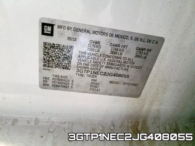 3GTP1NEC2JG408055 фото 2