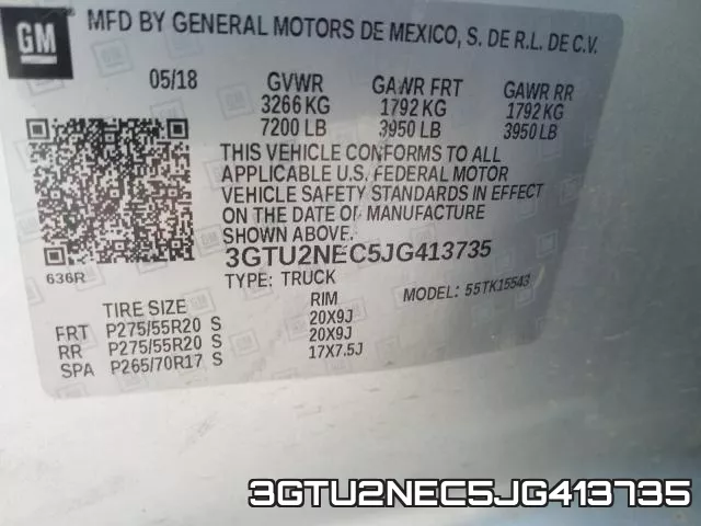 3GTU2NEC5JG413735 фото 2