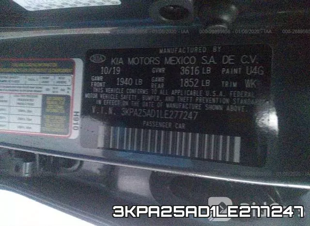 3KPA25AD1LE277247 фото 10