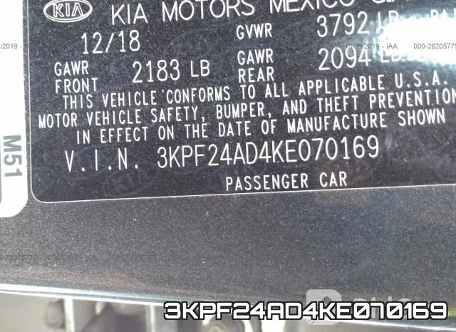3KPF24AD4KE070169 фото 10