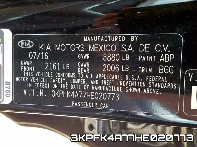 3KPFK4A77HE020773 фото 2