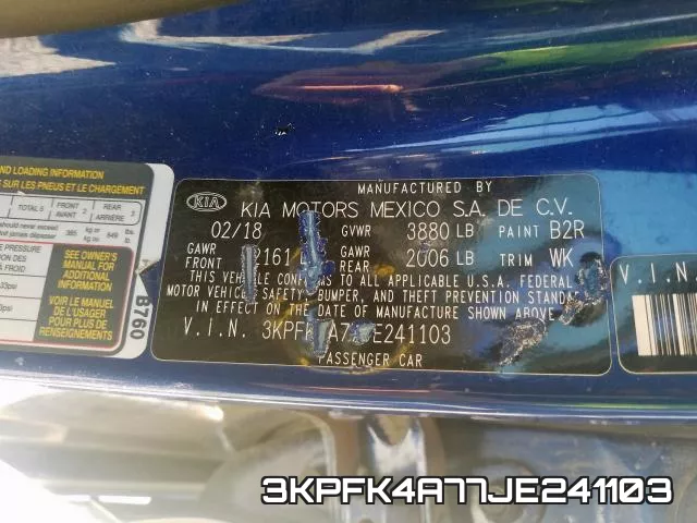 3KPFK4A77JE241103 фото 2