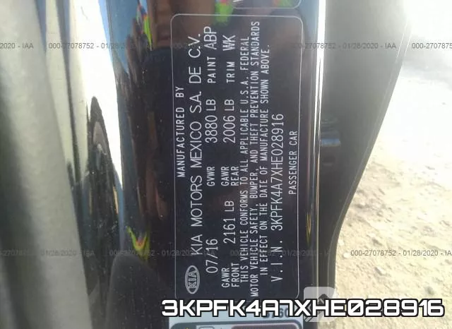 3KPFK4A7XHE028916 фото 10