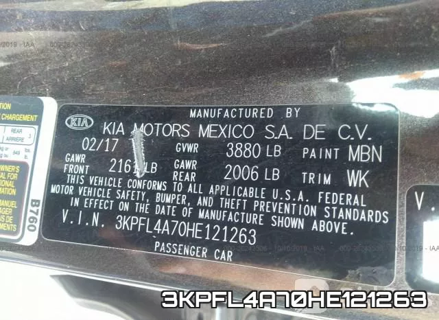 3KPFL4A70HE121263 фото 9