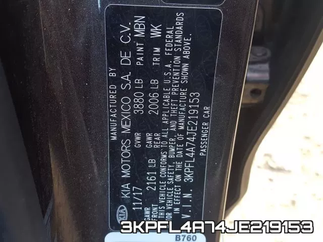 3KPFL4A74JE219153 фото 2