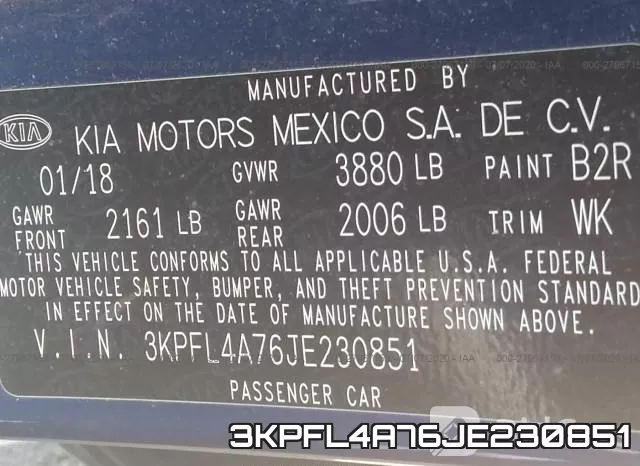 3KPFL4A76JE230851 фото 10