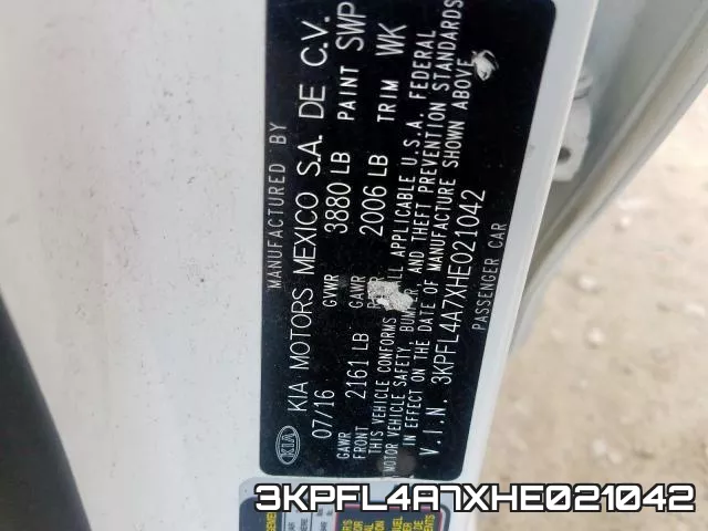 3KPFL4A7XHE021042 фото 2