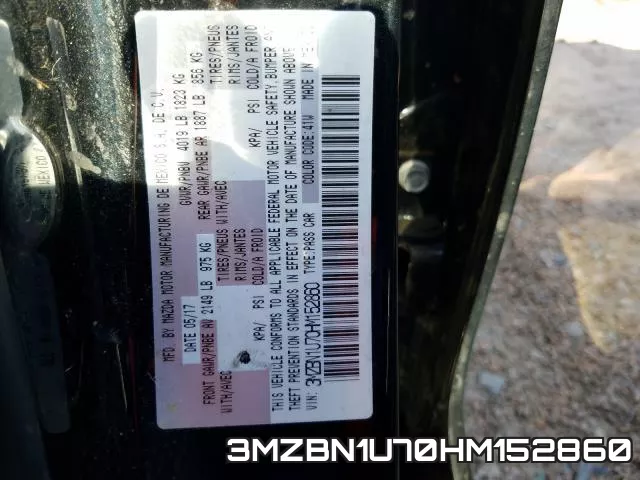 3MZBN1U70HM152860 фото 2