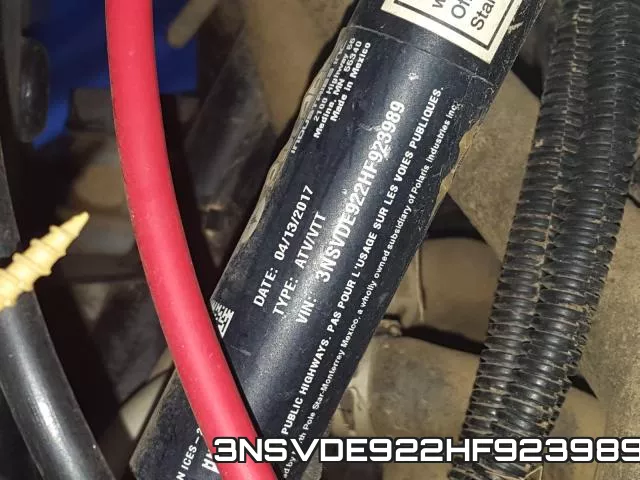 3NSVDE922HF923989 фото 2